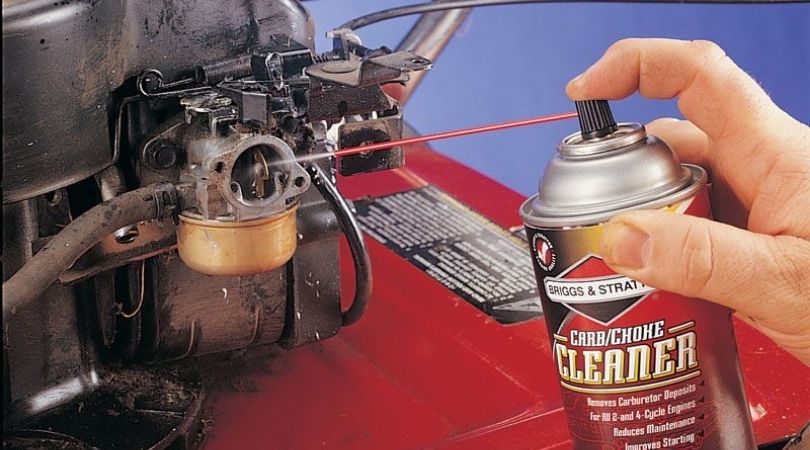 starting fluid as carb cleaner